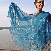Вязаное женское платье "Переплетения"