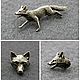 Значки броши ЛИСА ЛИСЫ fox pin brooch badge, Значок, Москва,  Фото №1