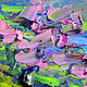The painting 'cherry blossoms in the Mountains of Vietnam' oil. Pictures. Multicolor Gallery. My Livemaster. Фото №6