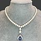Колье с жемчугом, натуральный жемчуг. Колье. SILVER MODA. Ярмарка Мастеров.  Фото №6