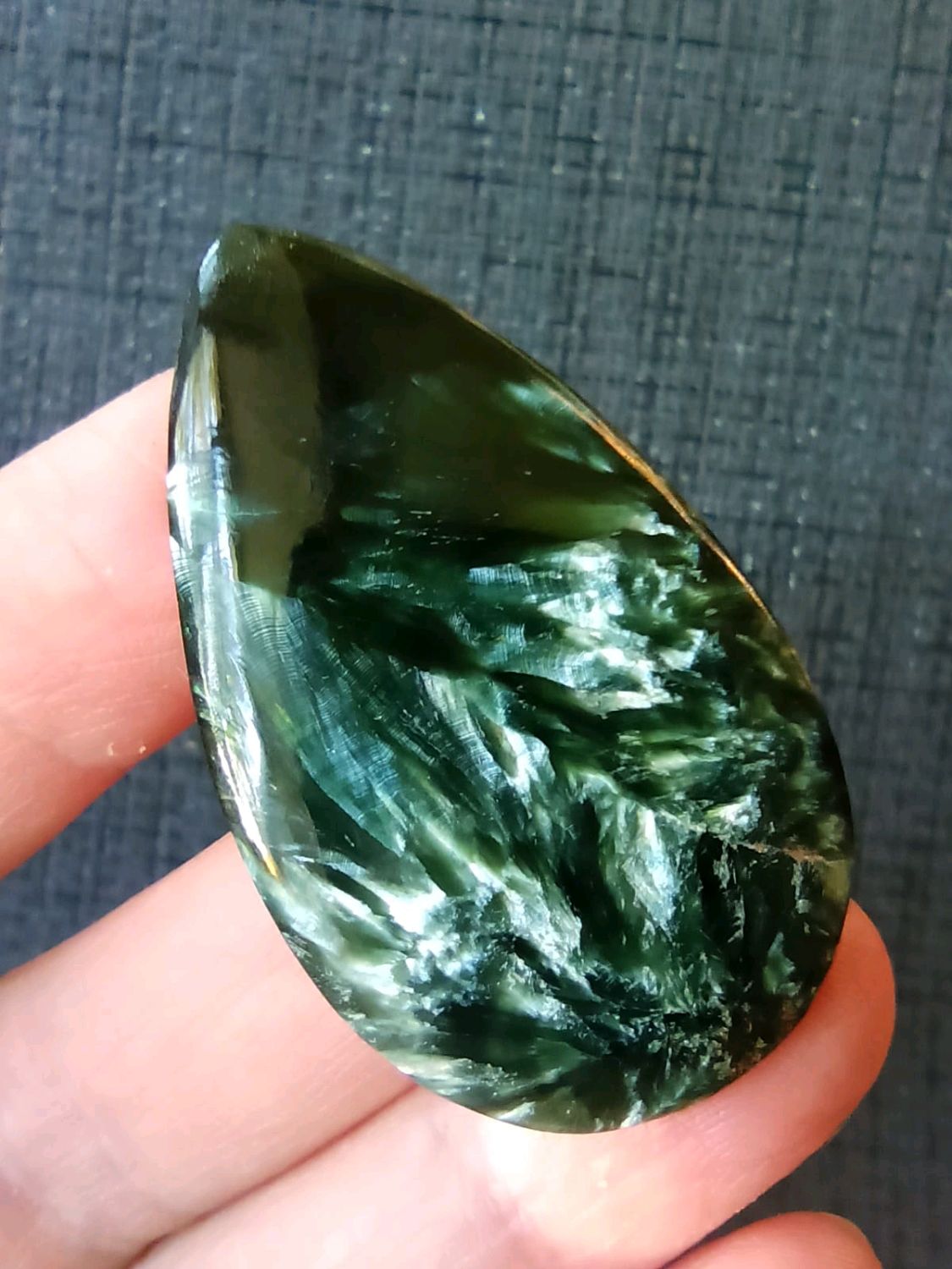 Серафинит (клинохлор) 3 купить в интернет-магазине Ярмарка Мастеров по ...