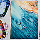 Картина Море с лодками акварелью. Картины. ArtisTata. Интернет-магазин Ярмарка Мастеров.  Фото №2