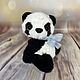 Мягкая игрушка панда. Мишка, медведь панда. Мягкие игрушки. Igrushki-ot-tanyushki-9. Интернет-магазин Ярмарка Мастеров.  Фото №2