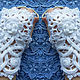 Order Irish lace. MK on knitting mittens 'Snowflakes'. 'Irish lace'  Elena. Livemaster. . Lace Фото №3