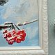Картина в раме "Снегирь" 18*24. Картины. ArtMila. Ярмарка Мастеров.  Фото №6