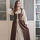 Linen dress Medieval brown, ethno boho medieval. Cosplay costumes. Kupava - ethno/boho. Online shopping on My Livemaster.  Фото №2