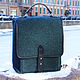 Men's bag "Alain" wool and leather, Men\'s bag, St. Petersburg,  Фото №1