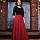 Skirt Red tartan. Skirts. Evgeniya Petrik. Online shopping on My Livemaster.  Фото №2