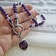 Чокер "Lavender". Чокер. Olga Kokina_jewelry. Ярмарка Мастеров.  Фото №5