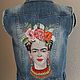 Frida Kahlo. Design for machine embroidery. Embroidery tools. Nata-xa_1. My Livemaster. Фото №8