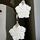Earrings and Pendant White Flower jewelry set with mother of pearl. Jewelry Sets. Little pleasures for every day. My Livemaster. Фото №4