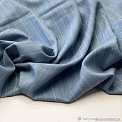 Материалы для творчества handmade. Livemaster - original item Fabric: Linen strip blue. Handmade.