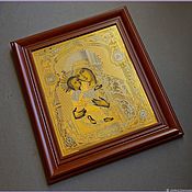 Картины и панно handmade. Livemaster - original item Vladimir Icon of the Mother of God z10874. Handmade.