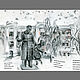 Заказать Воронеж. Памятник С. Я. Маршаку. Городской пейзаж. Вероника Некрасова. Ярмарка Мастеров. . Картины Фото №3