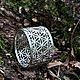Кольцо «Цветок Жизни» из серебра. Кольца. Sacred-artifacts. Ярмарка Мастеров.  Фото №4
