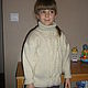 Белый свитер для девочки, Кофты, Буды,  Фото №1