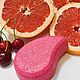 "Розовый грейпфрут" с кератином  твердый шампунь, Шампуни, Москва,  Фото №1