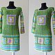 dresses: Ethno short dress with sleeves. Dresses. Crochet clothing. Olesya Petrova. Online shopping on My Livemaster.  Фото №2
