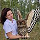 Филин. Реалистичная игрушка. Интерьерная кукла. Евгения Дегтярева. Ярмарка Мастеров.  Фото №6
