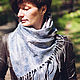 Felted women's stole 'Morning of Florence'. Scarves. Юлия Левшина. Авторский войлок COOLWOOL. My Livemaster. Фото №5
