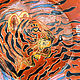 Заказать "Стильный акцент" набор тарелок на стену леопард ягуар тигр. Декоративные тарелки Тани Шест. Ярмарка Мастеров. . Тарелки декоративные Фото №3
