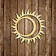 Заказать Солнечное затмение, настенный декор из дерева. Wooden Decor Shop. Ярмарка Мастеров. . Элементы интерьера Фото №3