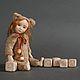 Teddy $. Author collectible toy handmade, Teddy Doll, St. Petersburg,  Фото №1