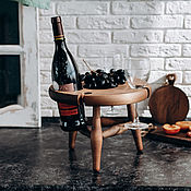 Для дома и интерьера handmade. Livemaster - original item Wine table made of Siberian cedar VN5. Handmade.