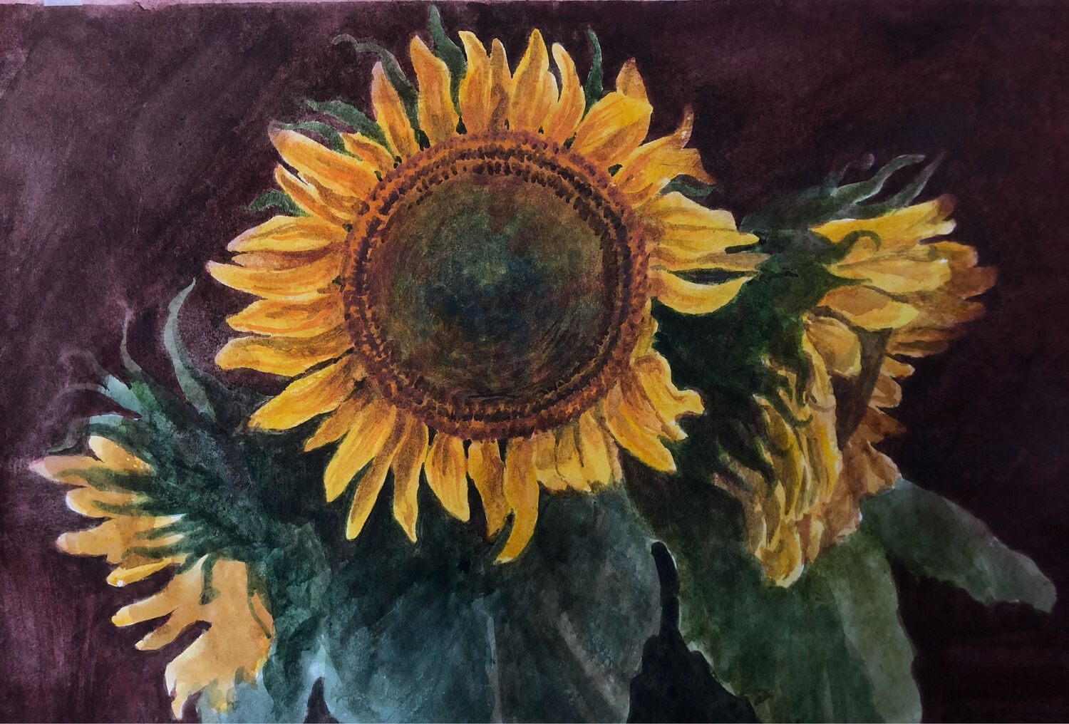 Автор картины sunflowers