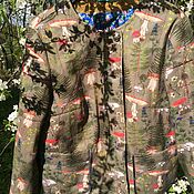 Одежда handmade. Livemaster - original item Jackets: Women`s linen jacket. Handmade.