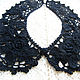 Collar ' Black lace'. Collars. 'Irish lace'  Elena. My Livemaster. Фото №5