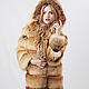Fox fur coat with hood, Fur Coats, Moscow,  Фото №1