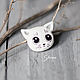 Kitten brooch, Брошь-булавка, Красноярск,  Фото №1