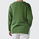  Lightweight cotton jumper with a boat neck. Jumpers. stylish things. My Livemaster. Фото №6