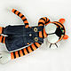 Tiger Edgar. knitted toy. Stuffed Toys. GALAtoys. My Livemaster. Фото №4