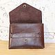 Кожаный кошелек из цельного куска кожи. Кошельки. Wood Leather (Егор). Интернет-магазин Ярмарка Мастеров.  Фото №2