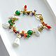 Bracelet made of pearls and precious stones. Bead bracelet. Solanda. My Livemaster. Фото №5