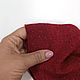 Твидовый шерстяной джерси Burberry, Кармин. Ткани. Натуральные одежные ткани (naturalnyetkani). Ярмарка Мастеров.  Фото №5