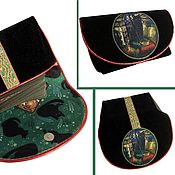 Фен-шуй и эзотерика handmade. Livemaster - original item Case, envelope, clutch for Tarot, Oracle made of velvet. Handmade.