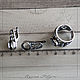 Order Basis for earrings 'Kira' (10 mm), 925 silver. Russkaya filigran - furnitura. Livemaster. . Blanks for jewelry Фото №3