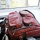 Bag leather men's engraved custom for Elizabeth. Men\'s bag. Innela- авторские кожаные сумки на заказ.. My Livemaster. Фото №5