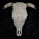 Order The skull of a bull carved 'warrior of the North'. I.K.. Livemaster. . Interior masks Фото №3