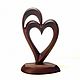 Statue or phone stand 'Two hearts'. Stand. Wooden cats-Alexander Savelyev. My Livemaster. Фото №4