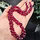 Order Silver 925pr.' Ruby beads ' made of red ruby spinel. naturalkavni. Livemaster. . Beads2 Фото №3