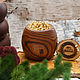 Wooden vase made of elm wood. V13, Plates, Novokuznetsk,  Фото №1