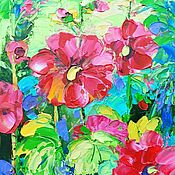 Картины и панно handmade. Livemaster - original item Painting flowers 