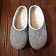 Felted women's Slippers. Homemade felted Slippers. Flip flops. Felted Slippers handmade. Slippers hemmed. Fair Masters. Felted Slippers to buy. Felted Slippers are custom made any size 4-5 days
