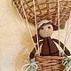 Настенное панно воздушный шар (полусфера). Элементы интерьера. Lavkakorzin. Интернет-магазин Ярмарка Мастеров.  Фото №2