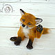 Needle feelted toy fox, Felted Toy, St. Petersburg,  Фото №1