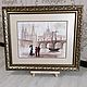 Order Cross stitch picture Square City Ship Sepia cross Stitch. sweet-home11. Livemaster. . Pictures Фото №3